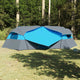 VidaXL tente intérieure avec toit avec rangement bleu 520 x 520 x 190 cm taffetas