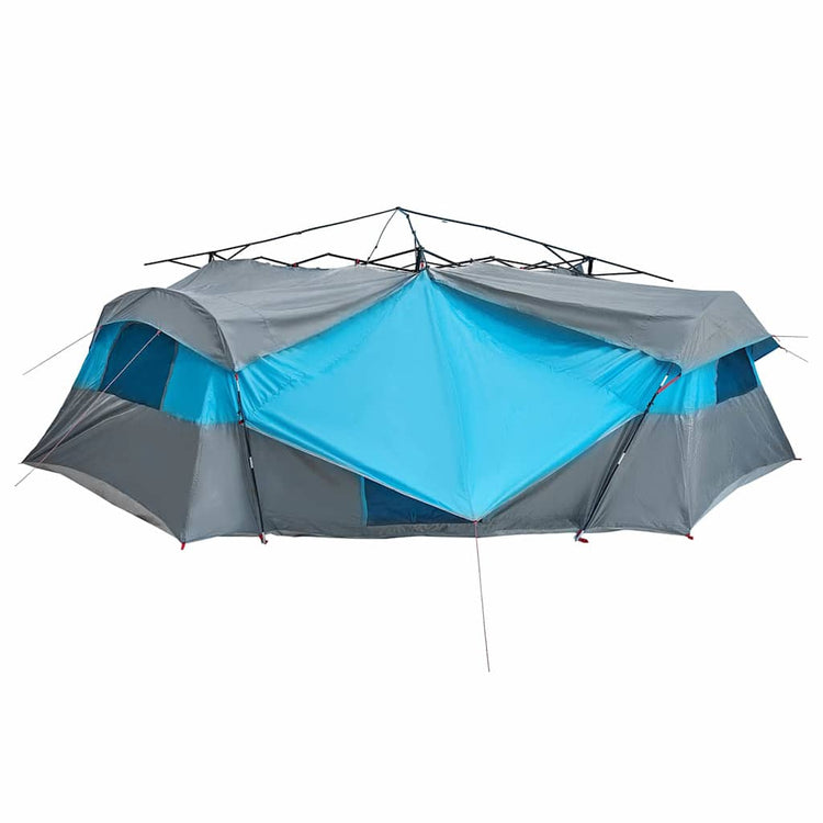 VidaXL tente intérieure avec toit avec rangement bleu 520 x 520 x 190 cm taffetas