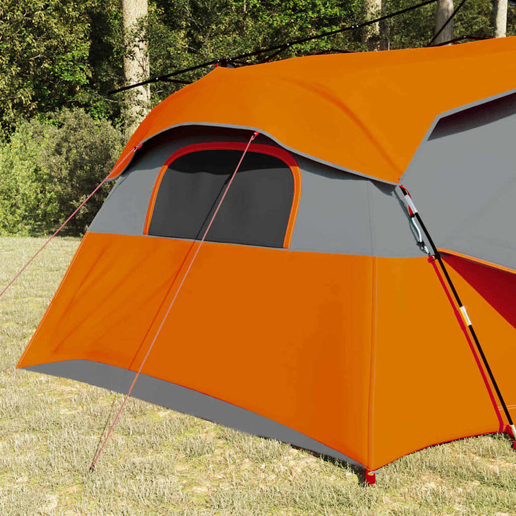 Tente intérieure VidaXL avec toit gris et orange 520 x 520 x 190 cm taffetas