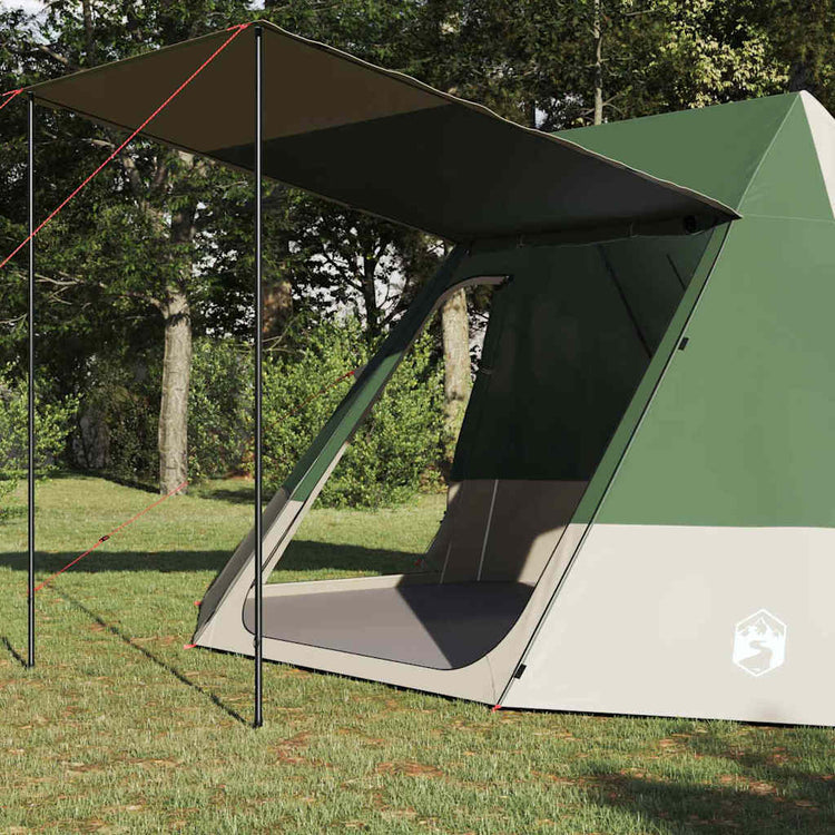 VidaXL tente de camping avec toit avec rangement vert 482 x 360 x 227 cm taffetas