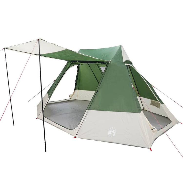 VidaXL tente de camping avec toit avec rangement vert 482 x 360 x 227 cm taffetas