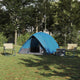 VidaXL tente de camping avec toit avec rangement bleu 275 x 230 x 140 cm taffetas