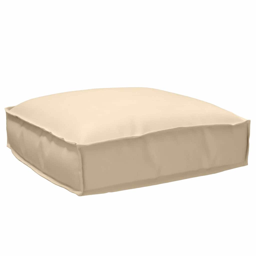 VidaXL ensemble de coussins de palette 2 pcs tissu oxford beige