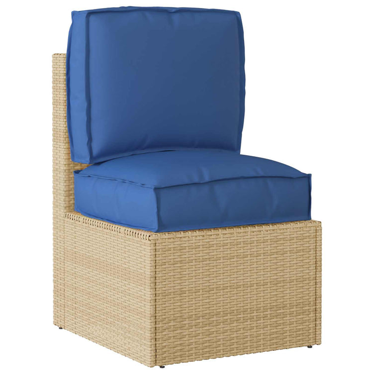 VidaXL ensemble de coussins de palette 2 pcs tissu oxford bleu royal