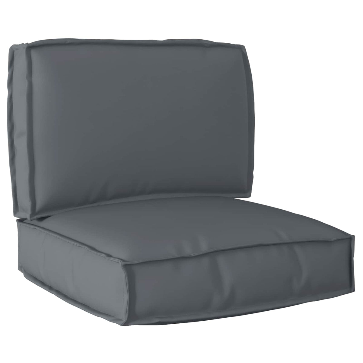 VidaXL ensemble de coussins de palette 2 pcs tissu oxford anthracite