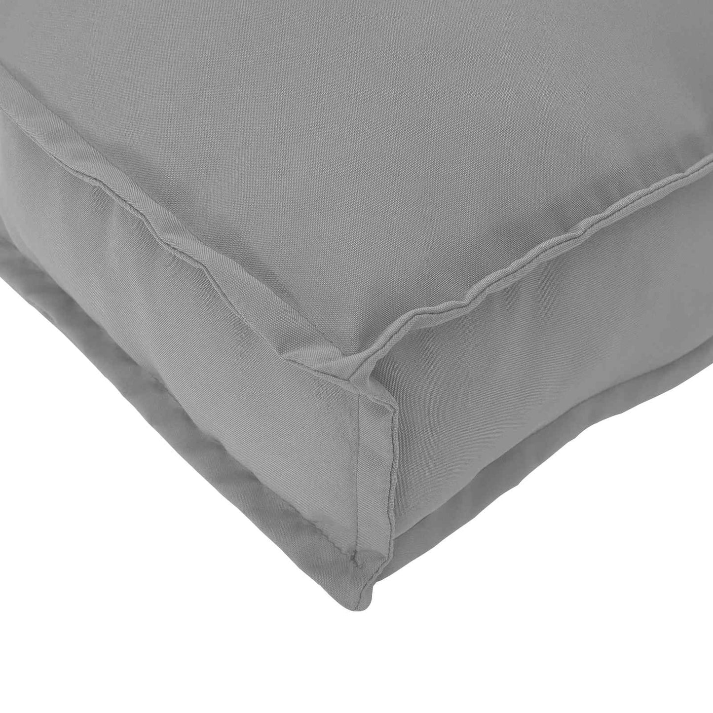 VidaXL ensemble de coussins de palette 2 pcs tissu oxford gris