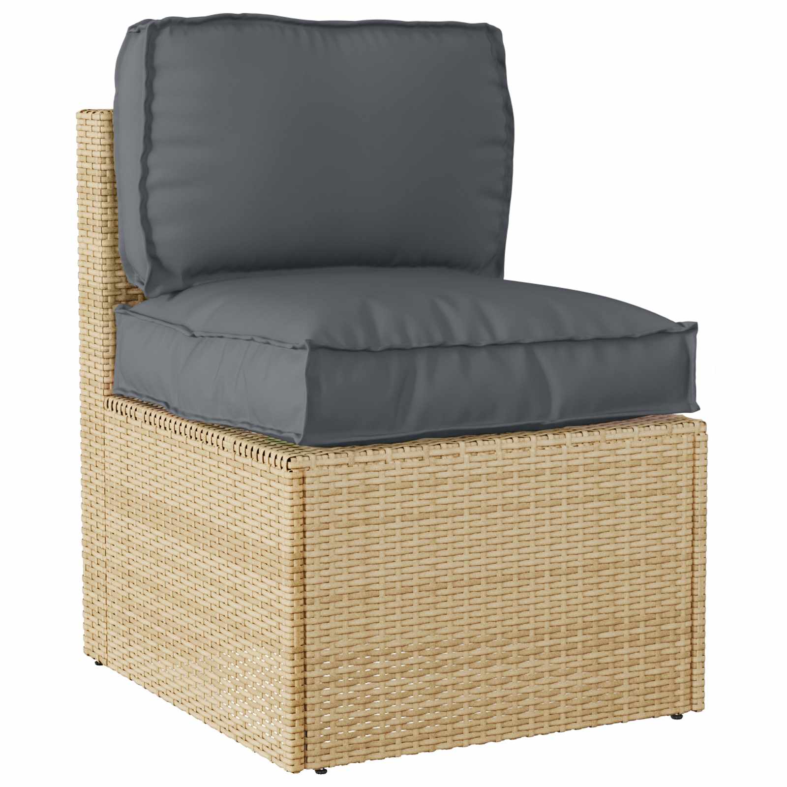 VidaXL ensemble de coussins de palette 2 pcs tissu oxford anthracite
