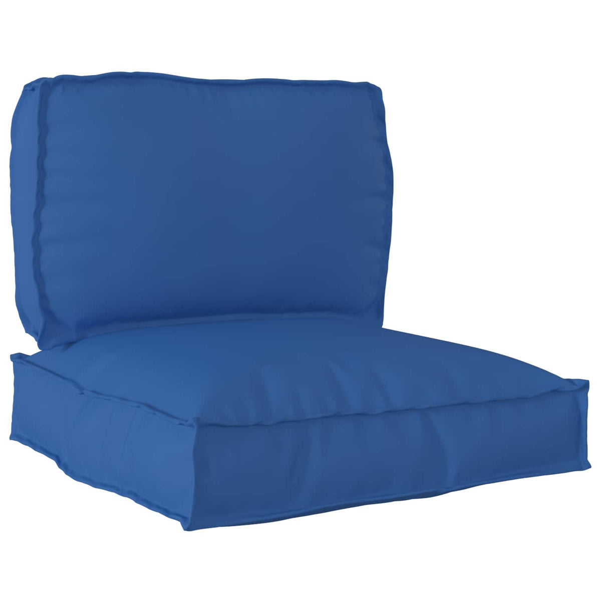 VidaXL ensemble de coussins de palette 2 pcs tissu oxford bleu royal
