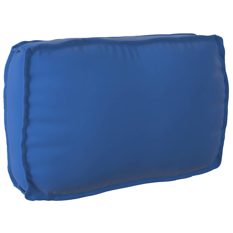 VidaXL ensemble de coussins de palette 2 pcs tissu oxford bleu royal
