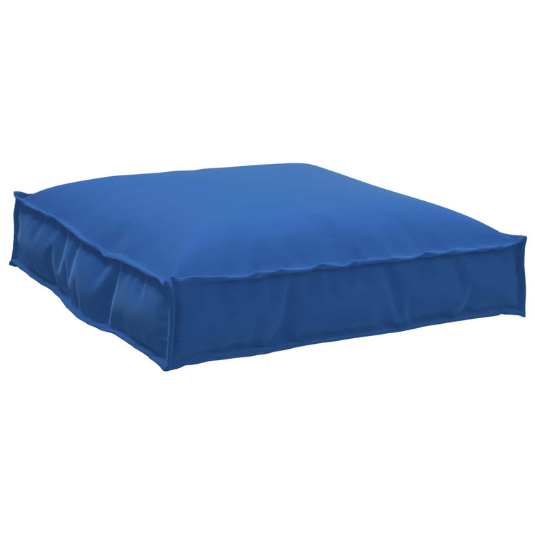 VidaXL ensemble de coussins de palette 2 pcs tissu oxford bleu royal