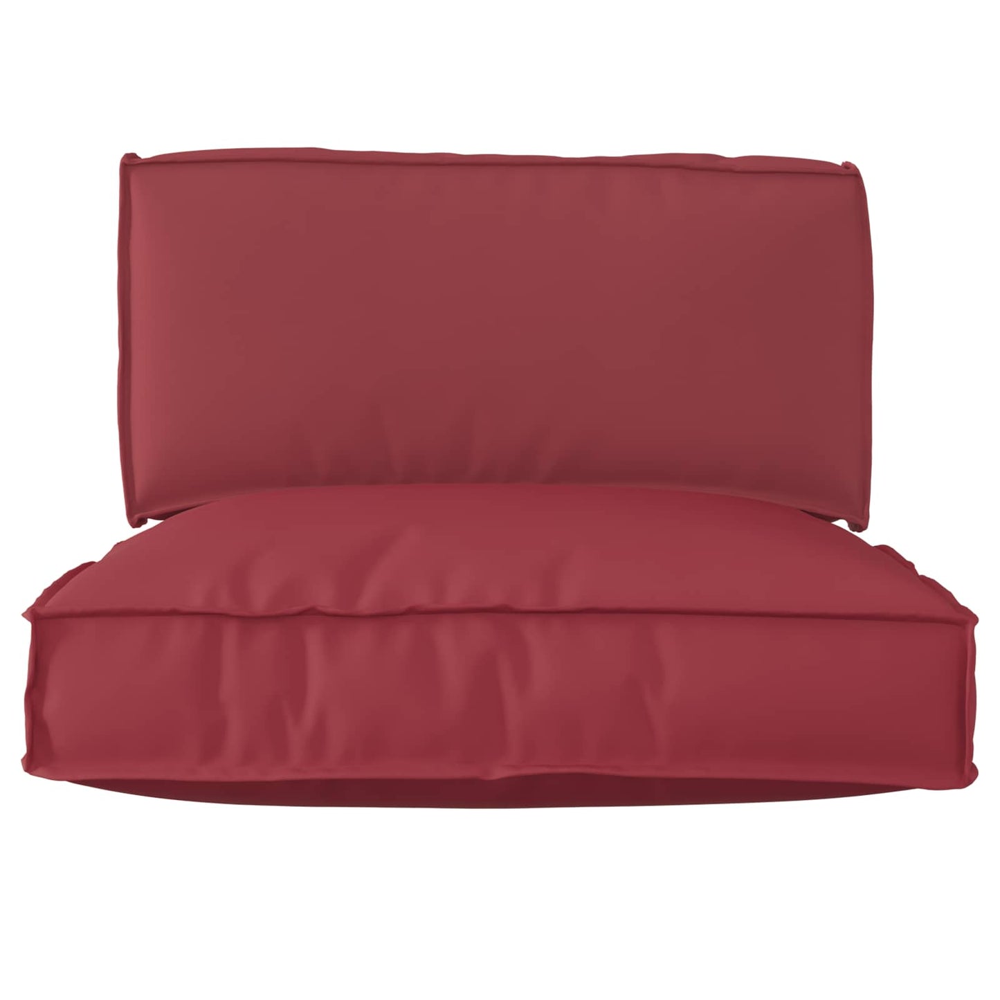 VidaXL ensemble de coussins de palette 2 pcs tissu oxford gris