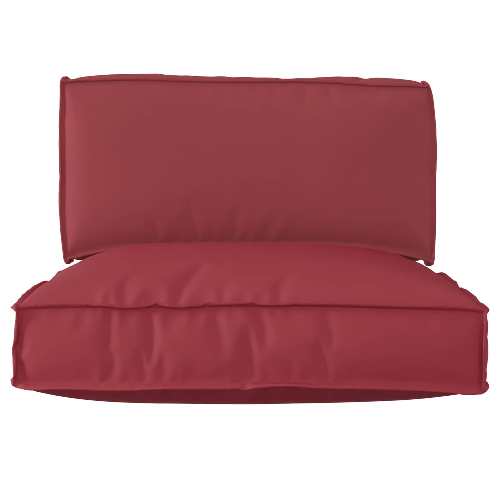VidaXL ensemble de coussins de palette 2 pcs tissu oxford gris
