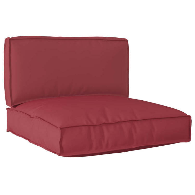VidaXL ensemble de coussins de palette 2 pcs tissu oxford crème