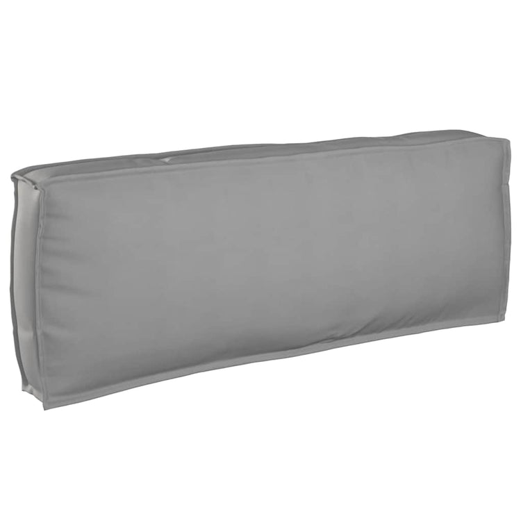 VidaXL ensemble de coussins de palette 2 pcs tissu oxford gris