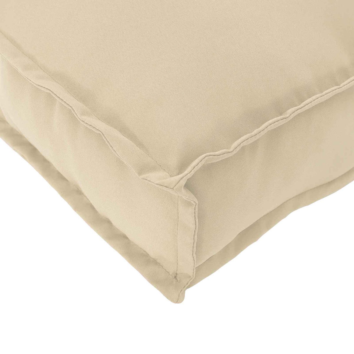 VidaXL ensemble de coussins de palette 2 pcs tissu oxford beige