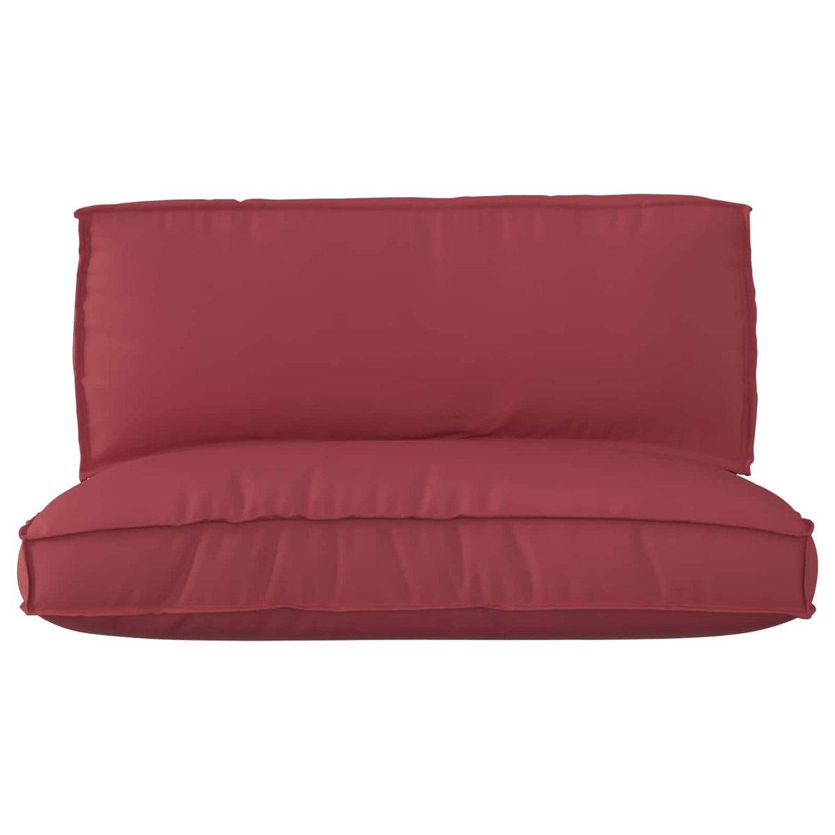 VidaXL ensemble de coussins de palette 2 pcs tissu oxford rouge vin
