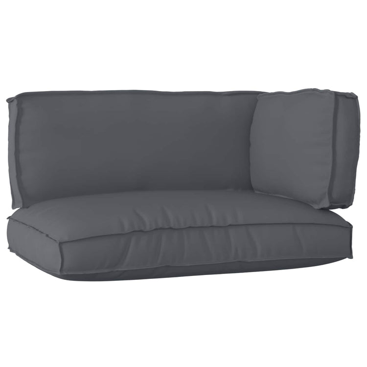 VidaXL ensemble de coussins de palette 3 pcs tissu oxford anthracite