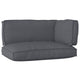 VidaXL ensemble de coussins de palette 3 pcs tissu oxford anthracite