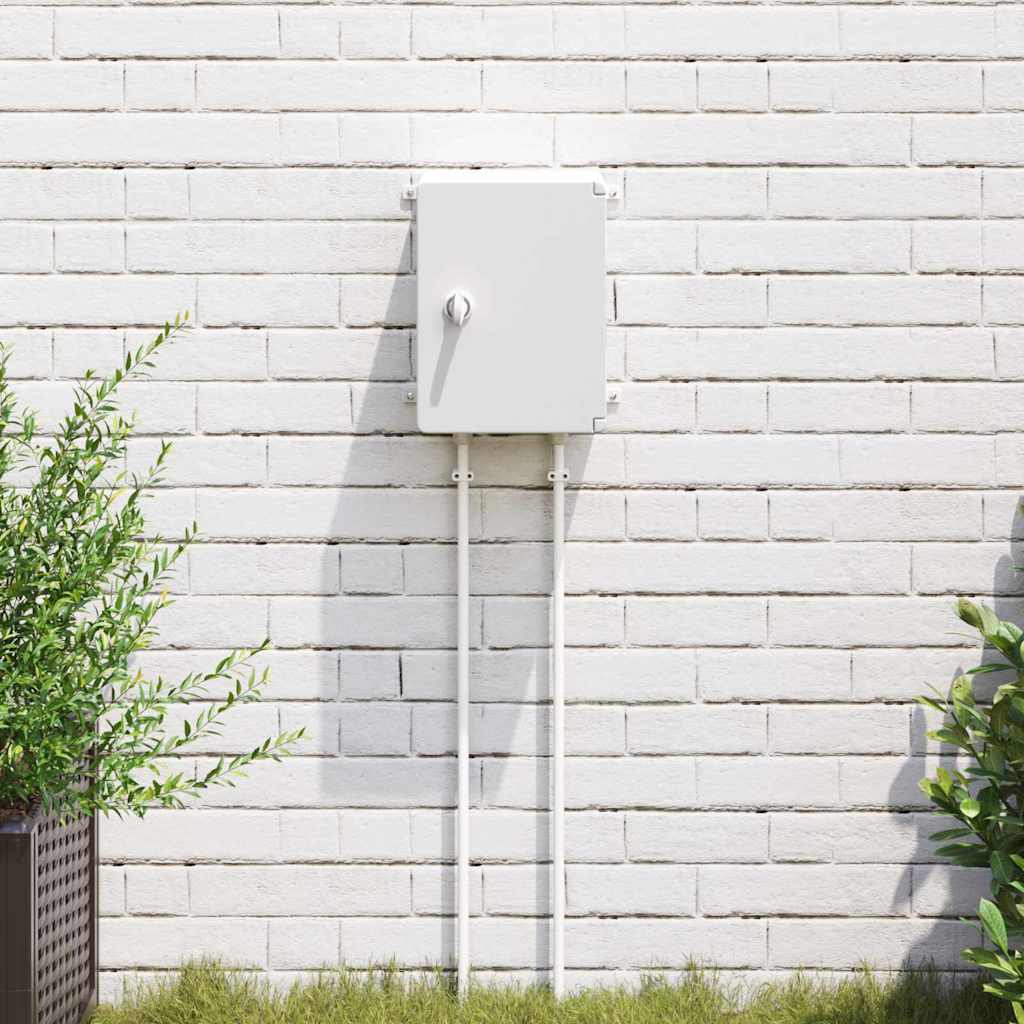 Vidaxxl boîtier de commande gris 47 x 20 x 60 cm plastique abs