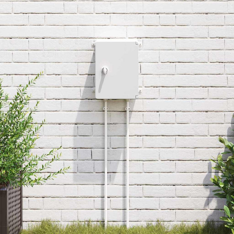 Vidaxxl boîtier de commande gris 47 x 20 x 60 cm plastique abs