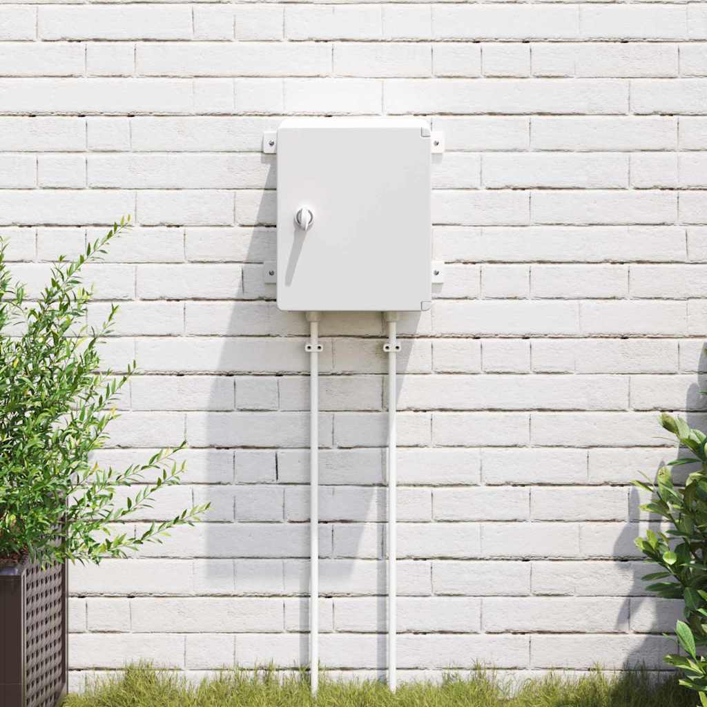 Vidaxxl boîtier de commande gris 47 x 20 x 60 cm plastique abs