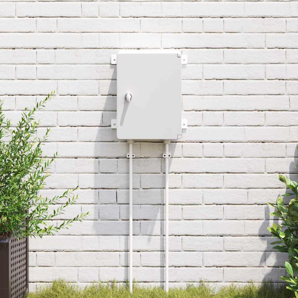 Vidaxxl boîtier de commande gris 47 x 20 x 60 cm plastique abs