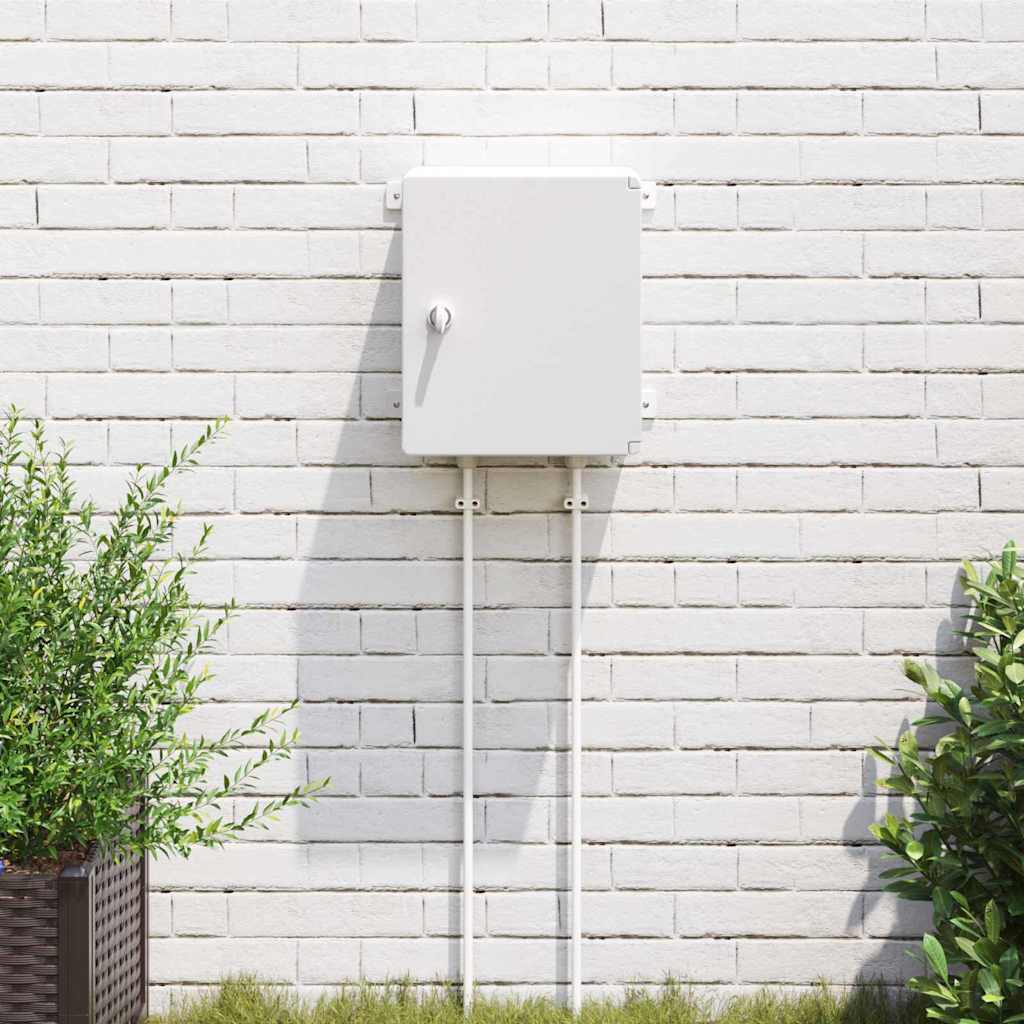 Vidaxxl boîtier de commande gris 47 x 20 x 60 cm plastique abs