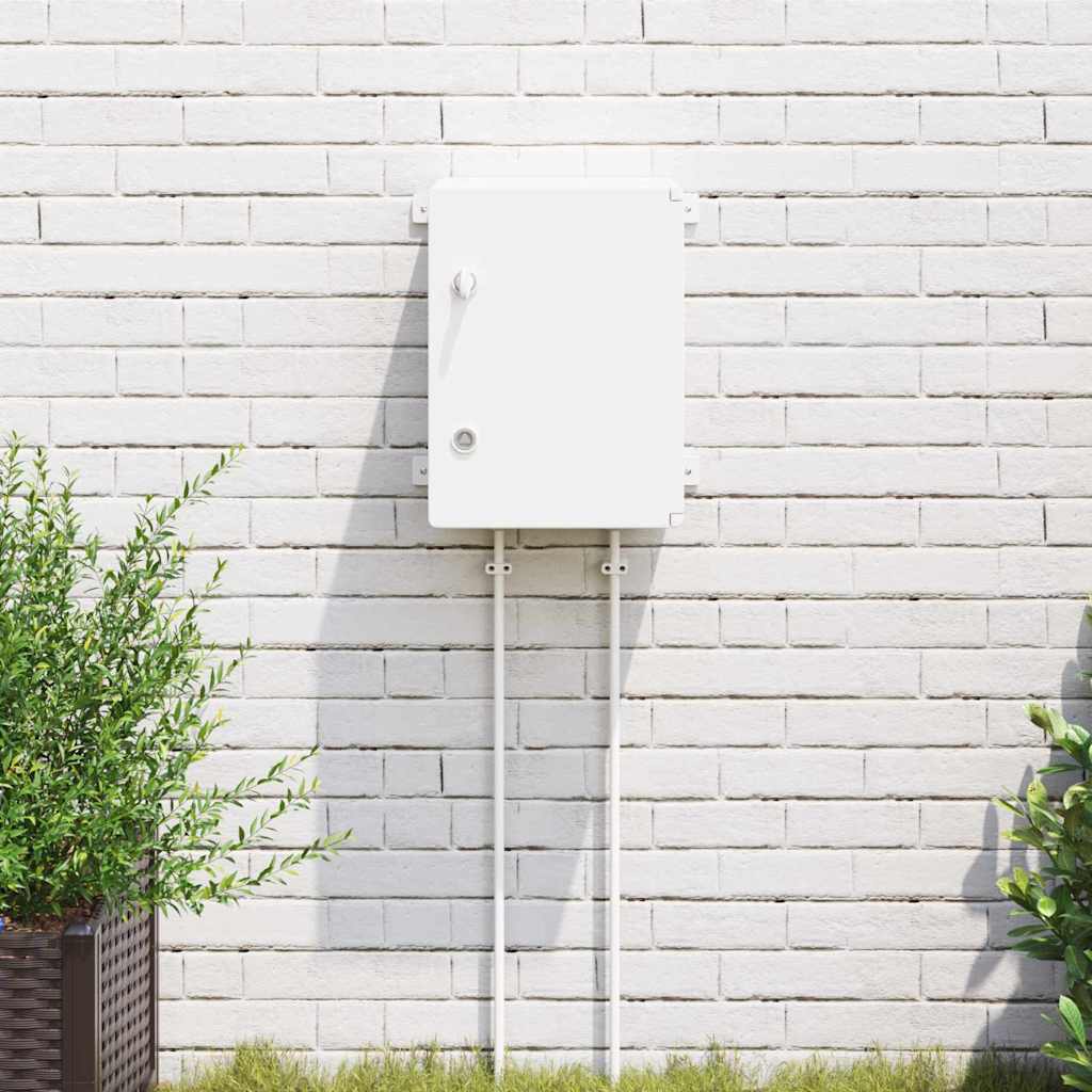 Vidaxxl boîtier de commande gris 47 x 20 x 60 cm plastique abs