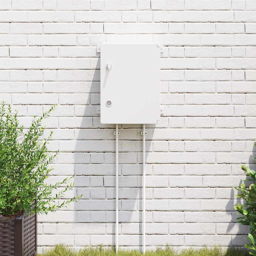 Vidaxxl boîtier de commande gris 47 x 20 x 60 cm plastique abs