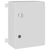 Vidaxxl boîtier de commande gris 47 x 20 x 60 cm plastique abs