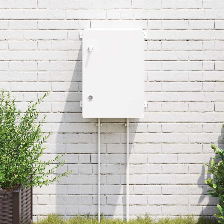 Vidaxxl boîtier de commande gris 47 x 20 x 60 cm plastique abs