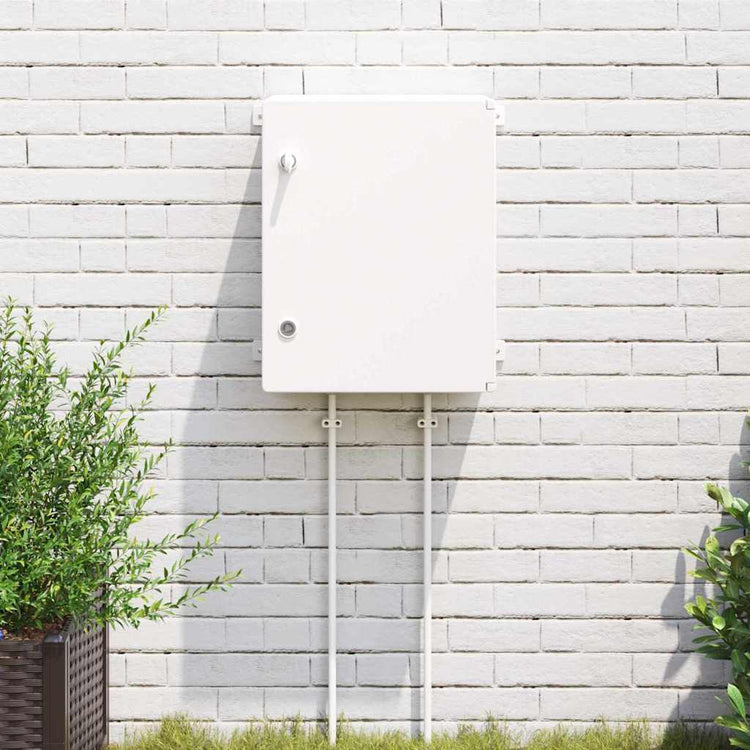 Vidaxxl boîtier de commande gris 47 x 20 x 60 cm plastique abs
