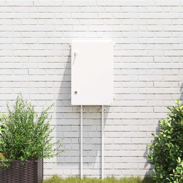 Vidaxxl boîtier de commande gris 47 x 20 x 60 cm plastique abs