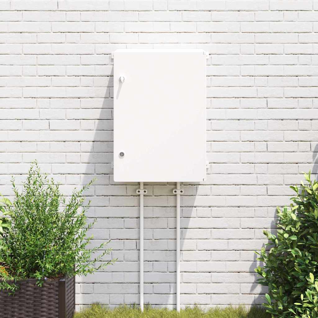 Vidaxxl boîtier de commande gris 47 x 20 x 60 cm plastique abs
