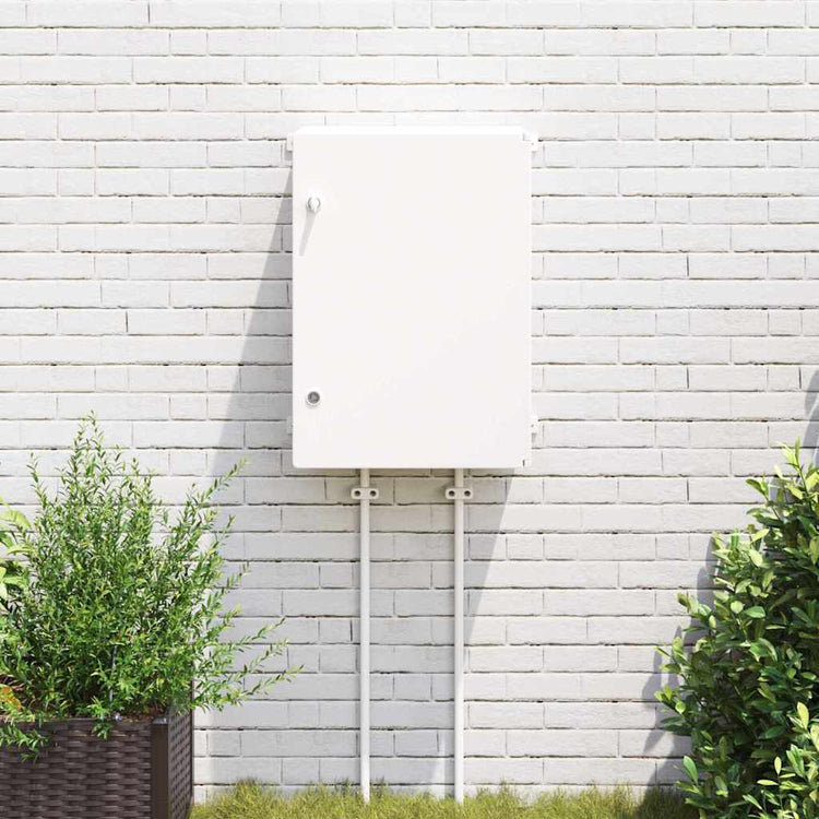 Vidaxxl boîtier de commande gris 47 x 20 x 60 cm plastique abs