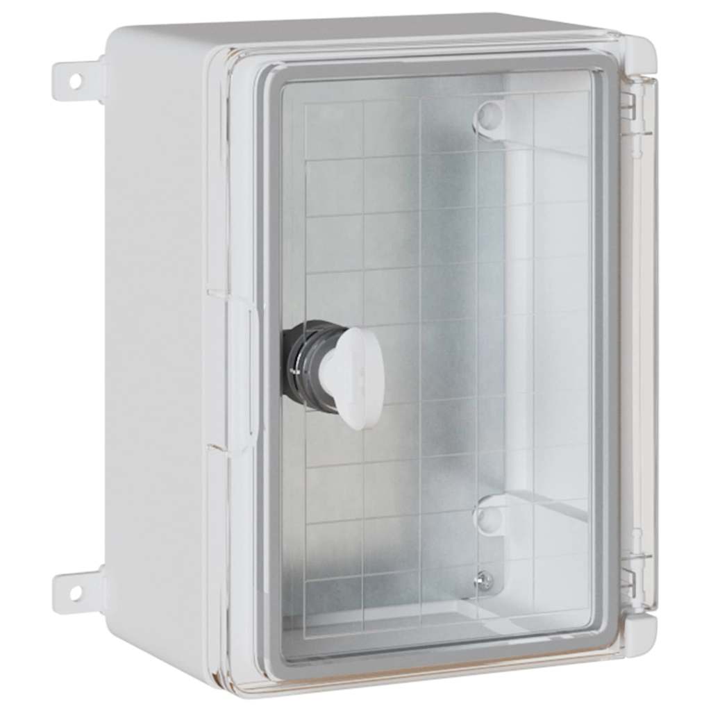 Vidaxxl boîtier de commande gris 47 x 20 x 60 cm plastique abs