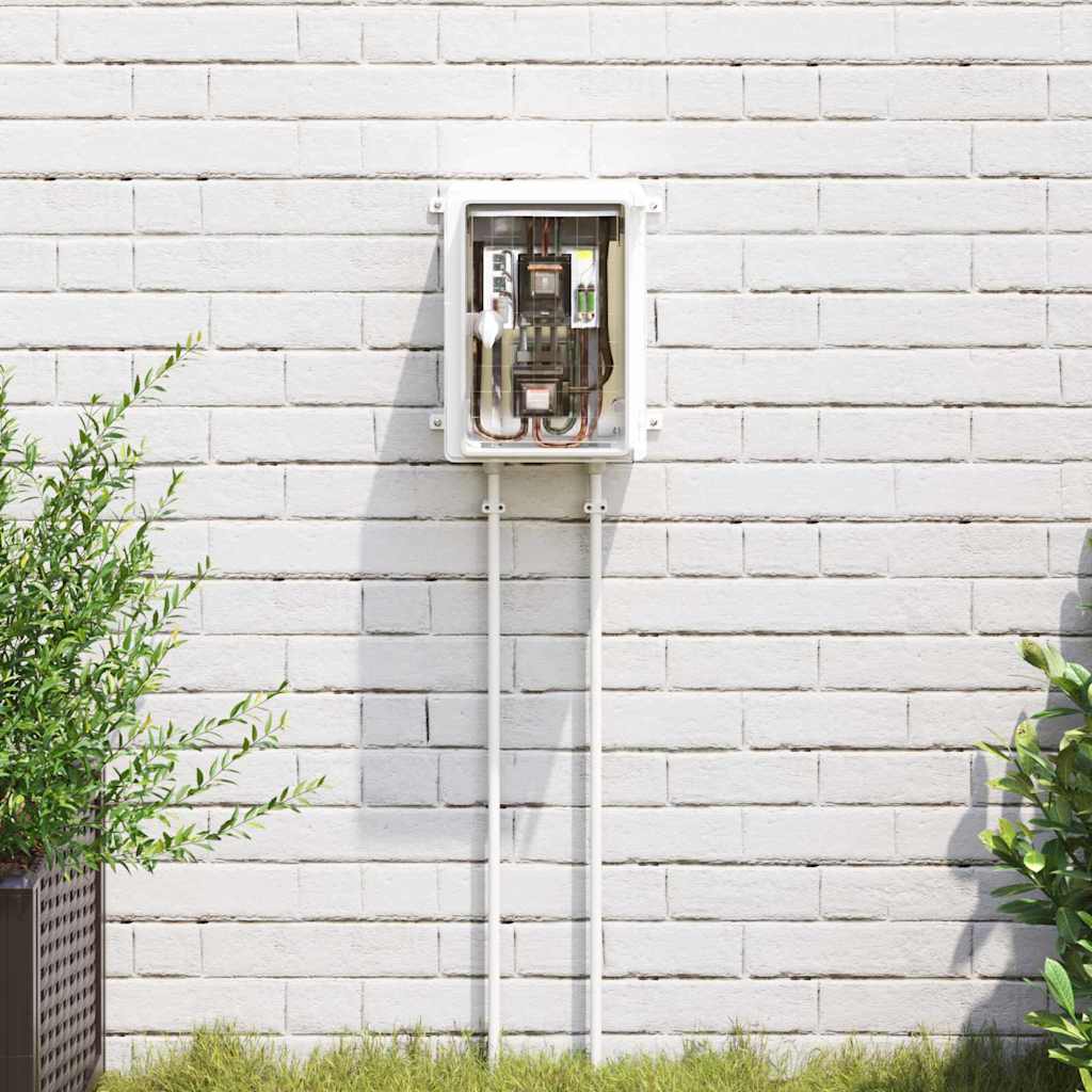 Vidaxxl boîtier de commande gris 47 x 20 x 60 cm plastique abs