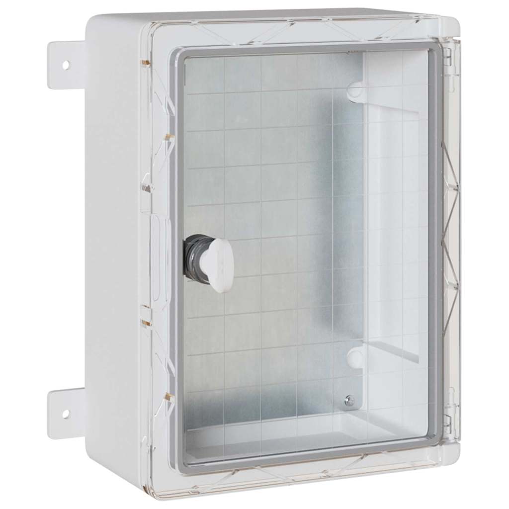 Vidaxxl boîtier de commande gris 25 x 15 x 35 cm plastique abs
