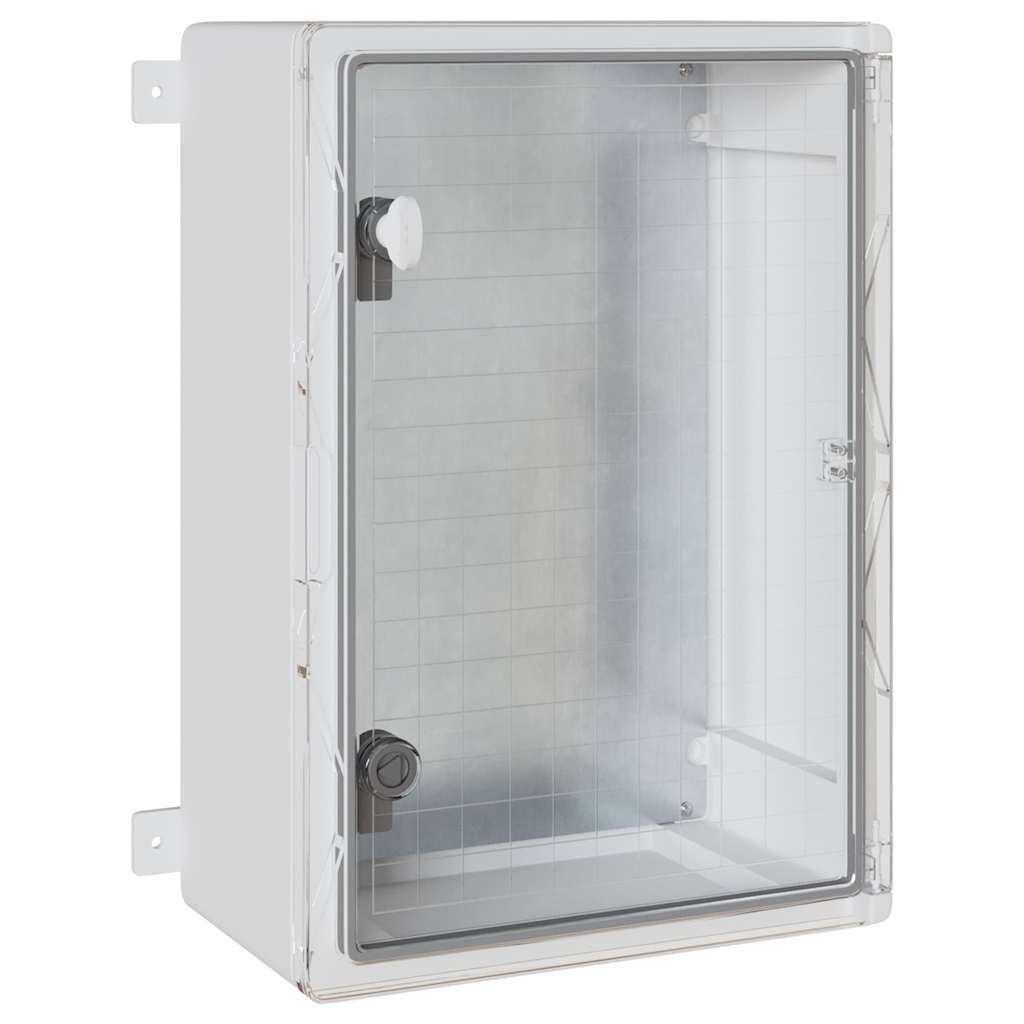 Vidaxxl boîtier de commande gris 35 x 19,5 x 50 cm plastique abs