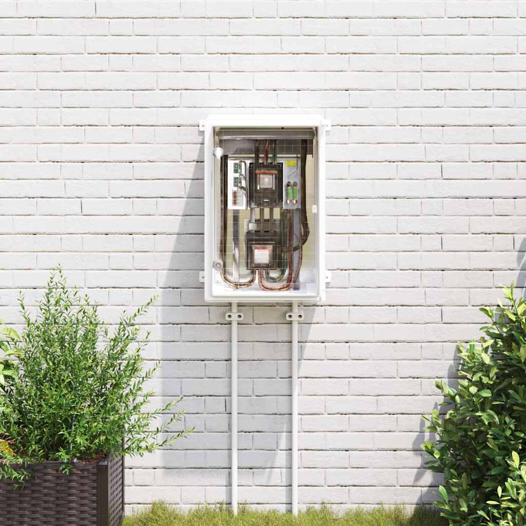 Vidaxxl boîtier de commande gris 40 x 20 x 60 cm plastique abs