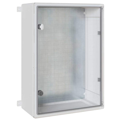 Vidaxxl boîtier de commande gris 50 x 24,5 x 70 cm plastique abs