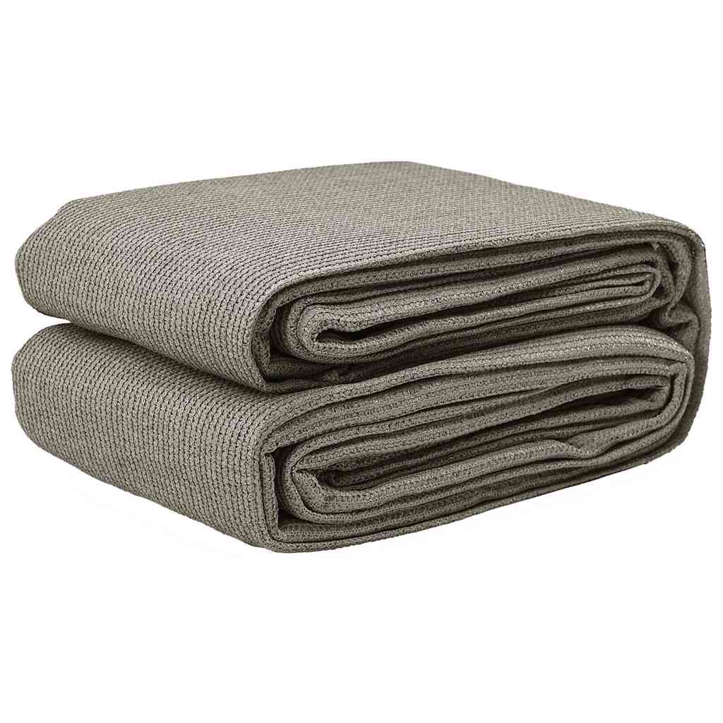 Vidaxl tapis de tente gris clair 200 x 250 cm polyéthylène