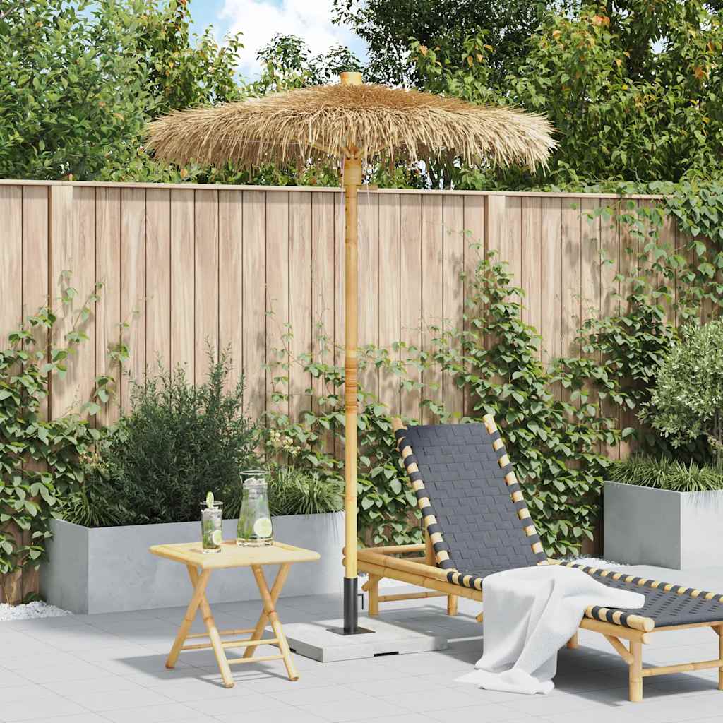 VidaXL parapluie tiki avec moustiquaire 150 cm bambou