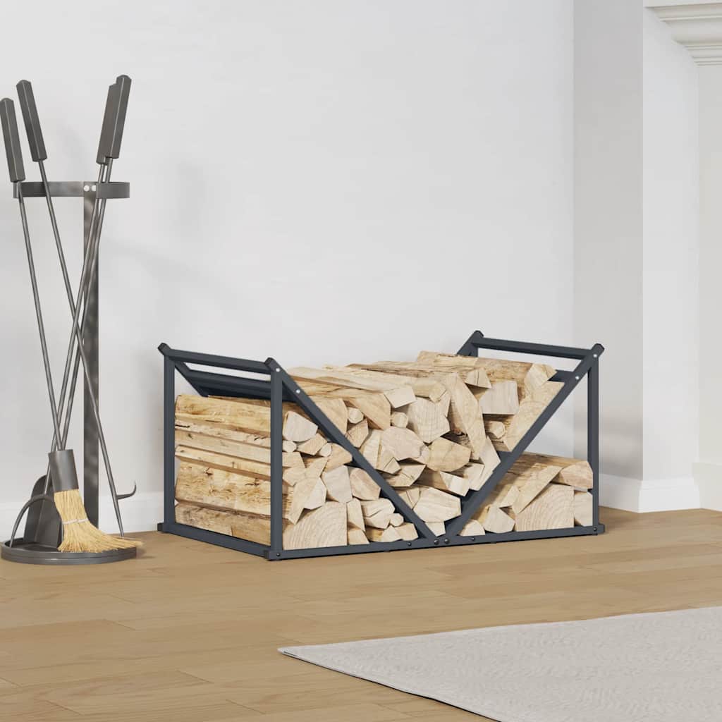 Vidaxx support à bois de chauffage 70x43x34,5 cm acier laminé à froid anthracite