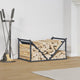 Vidaxx support à bois de chauffage 70x43x34,5 cm acier laminé à froid anthracite