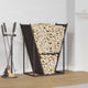 Vidaxx support à bois de chauffage 69,5x35x81 cm acier laminé à froid noir