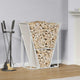 Vidaxx support à bois de chauffage 69,5x35x81 cm acier laminé à froid blanc
