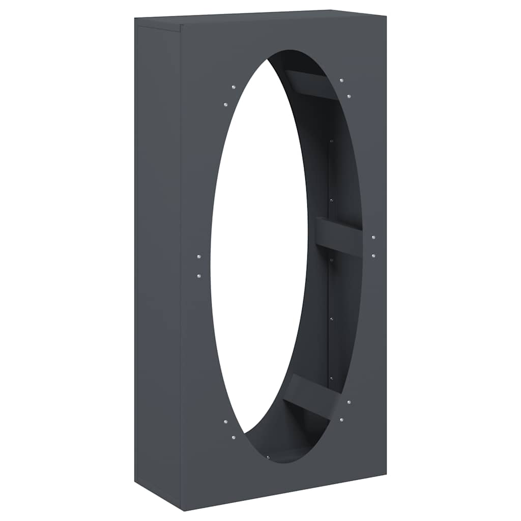 Vidaxx support à bois de chauffage 50x23x100 cm acier laminé à froid anthracite