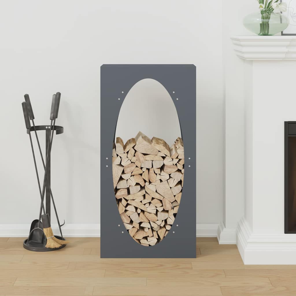 Vidaxx support à bois de chauffage 50x23x100 cm acier laminé à froid anthracite