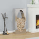 Vidaxx support à bois de chauffage 50x23x100 cm en acier inoxydable